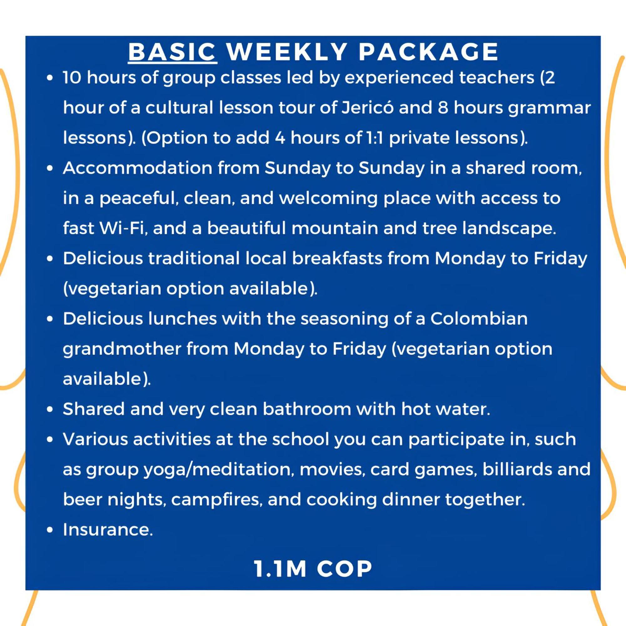 Spanglish Colombia Hotel Jericoc  Eksteriør billede